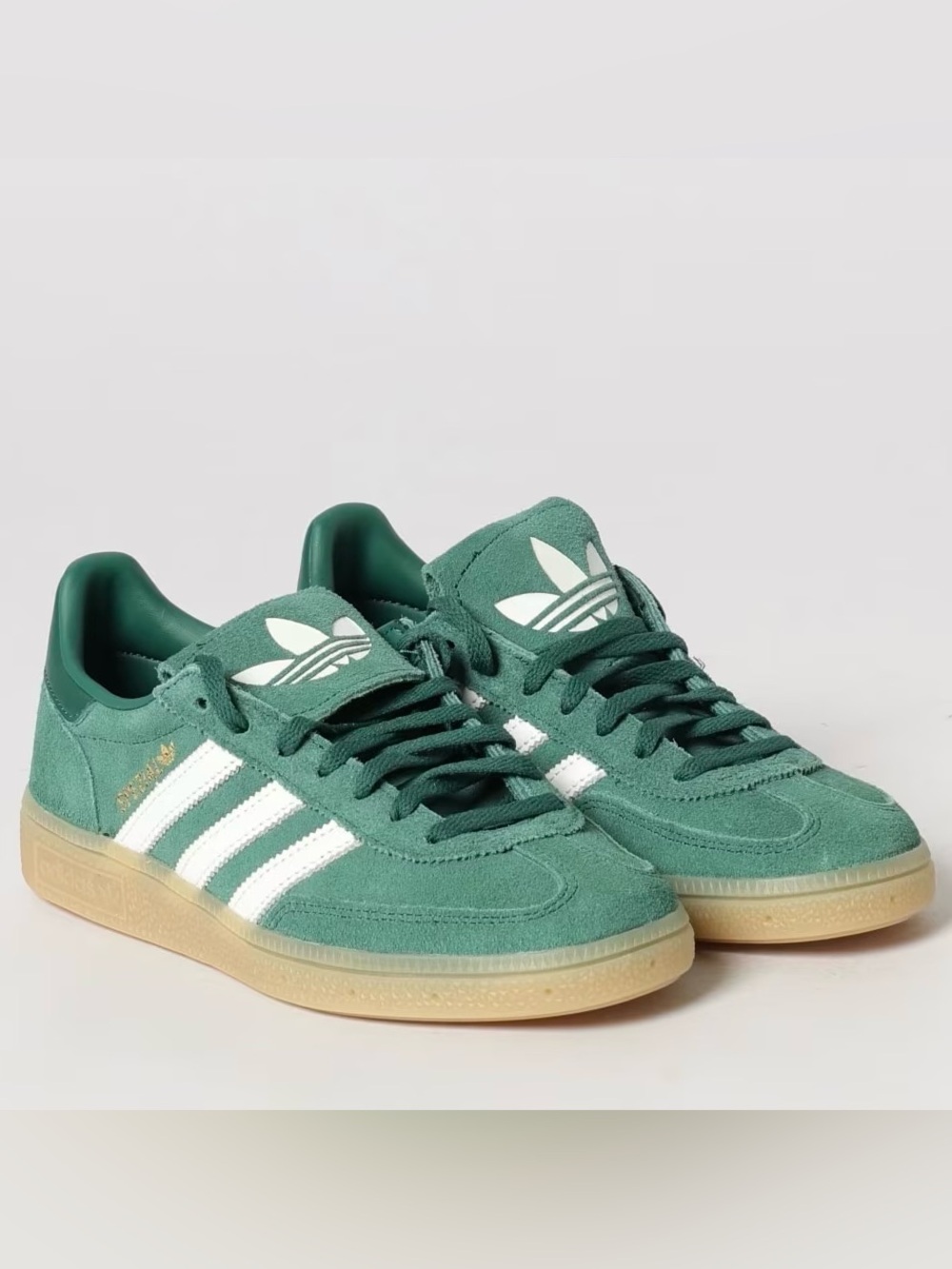 Adidas originals Women's Handball Spezial LT Sneakers Green Gum KI0997 (W8) (M7)